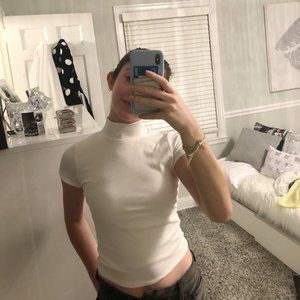 Short Sleeve Turtleneck